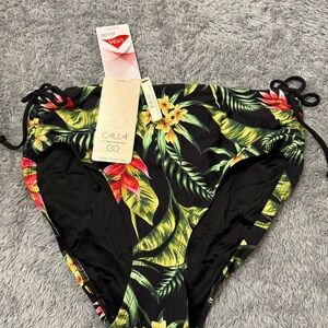 Tropical Floral Bikini Bottom